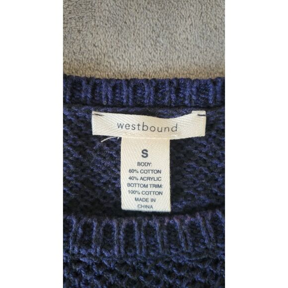 Westbound Knit Plaid Layered Shirt Tunic - Picture 3 of 3